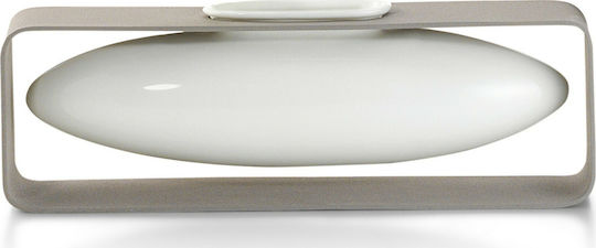 Philippi Vază Decorativă Porțelan Alb 25x6x8cm 1buc