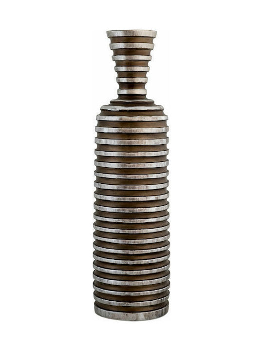 Zen Collection Decorative Vase Brown 15x15x61cm