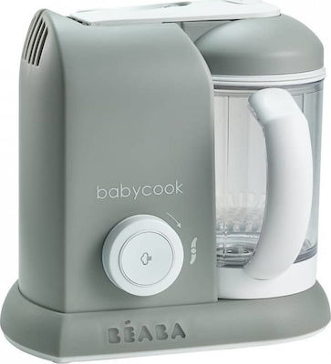 Beaba Babycook Solo Baby Food Steamer with Blender 1.1lt Grey