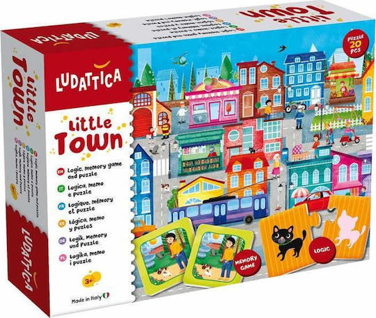 Kids Puzzle Little Town for 3++ Years 20pcs Ludattica