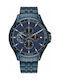 Tommy Hilfiger Shawn Uhr Chronograph Batterie mit Blau Metallarmband