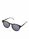 Komono Beaumont Men's Sunglasses with Brown Tartaruga Plastic Frame and Black Lens KOM-S2352