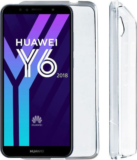 Volte-Tel Slimcolor Air Back Cover Σιλικόνης Διάφανο (Huawei Y6 2018)