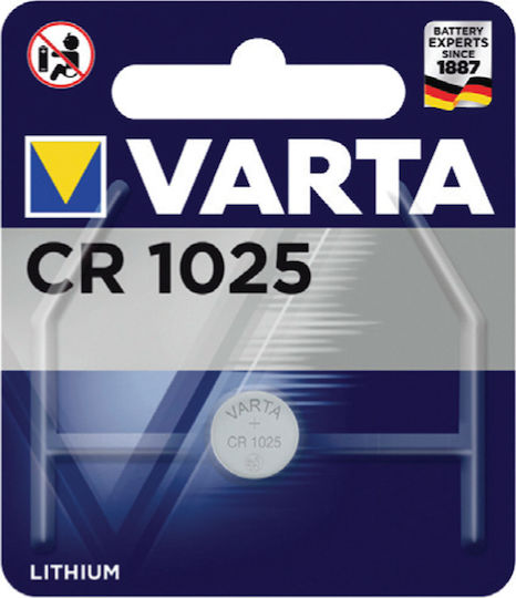 Varta Lithium Watch Battery CR1025 3V 1pcs