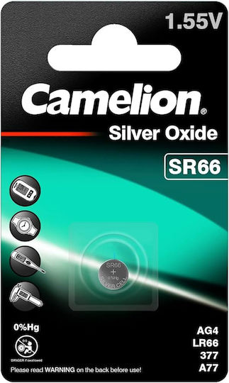 Camelion G4/377 Батерии Сребърен оксид За часовници SR66 1.55V 5бр