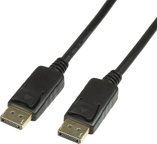 LogiLink Cable DisplayPort male - DisplayPort male 7.5m Black (CV0076)