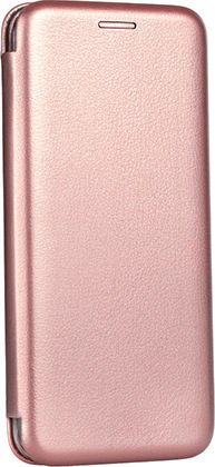 ` Book Δερματίνης Ροζ Χρυσό (Redmi 5 Plus)