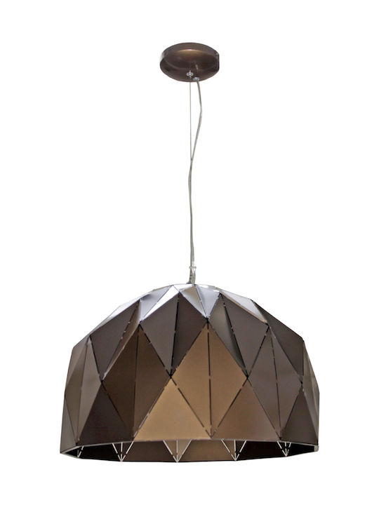 Ravenna Edmond 35 Pendant Light Single-Light Bell for Socket E27 Brown