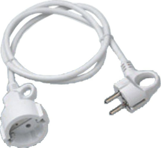 Tele Extension Cable Cord 3 x 1.5mm²/5m White