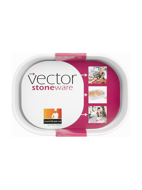 Vista Alegre Vector Rectangular Heat-Resistant Cookware Ceramic 36x26x6.5cm