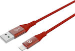 Celly Feeling USB-A zu Lightning Kabel Rot 1.5m (USBLIGHTCOLORRD)