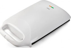 Domo DO9064C Sandwich Maker for for 4 Sandwiches Sandwiches 1800W White