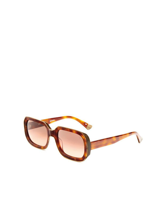 Etnia Barcelona Milos Women's Sunglasses with Brown Tartaruga Plastic Frame