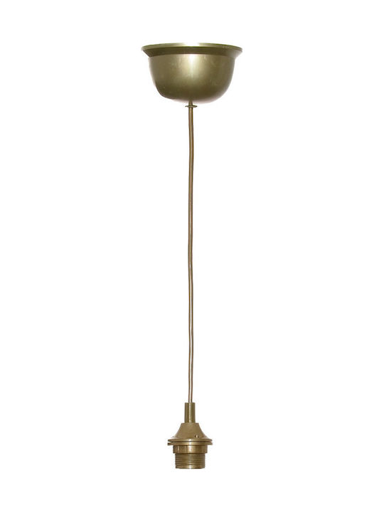 Starlight Pendant Light Gold with Socket E27