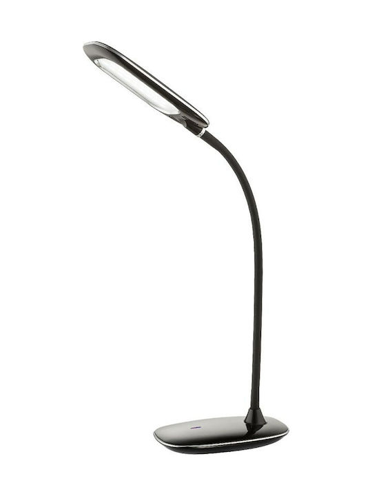 Globo Lighting Minea I LED Office Lamp with Flexible Arm in Black Color 58263