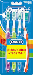 Oral-B 123 SHINY CLEAN 40 Periuță de dinți Mediu