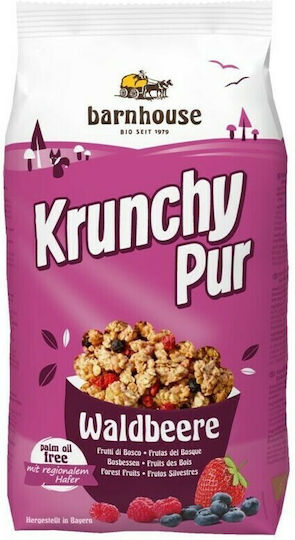 Barnhouse Bio Γκρανόλα Βρώμης Crunchy Φρούτα Του Δάσους και Μούρα 375gr