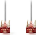 Nedis S/FTP Cat.6 Καλώδιο Δικτύου Ethernet 15m Γκρι