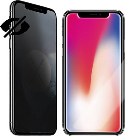 Privatsphäre Vollflächig gehärtetes Glas Schwarz (iPhone 11 Pro)