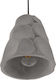 GloboStar Pendant Light Gray Bell with Socket E27 33x26x23cm