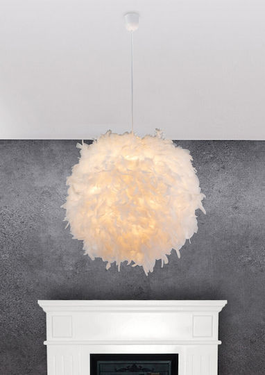 Globo Lighting Pendant Light White 60x600cm
