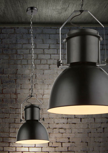 Globo Lighting Pendant Light Black with Socket E27 27x270cm