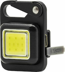 True Utility Μπρελόκ Κόκκινο Buttonlite Μεταλλικό με Led