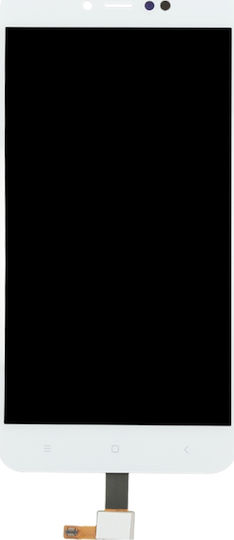 Екран със Сензорен Механизъм за Redmi Note 5a Prime (Бял)