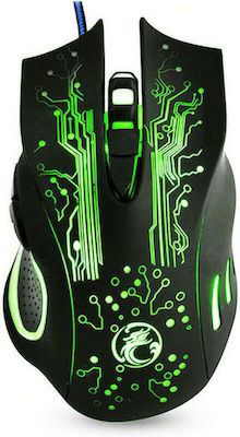 iMice X9 Gaming Gaming Maus 3200 DPI Schwarz