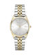 Rosefield Ace Two Tone Women's Watch with Metal Bracelet