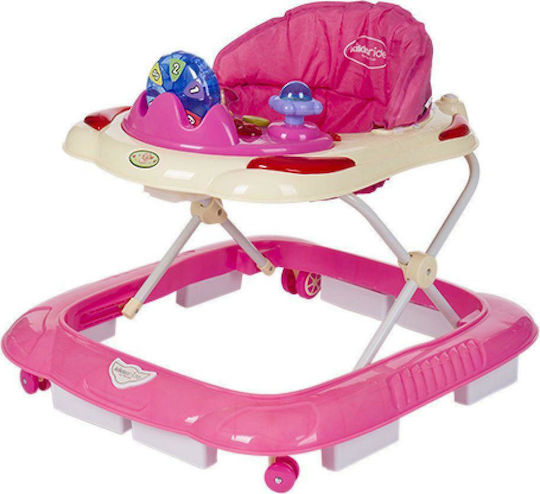 Kikka Boo Numbers Baby Walker with Music for 6+ Months Fuchsia