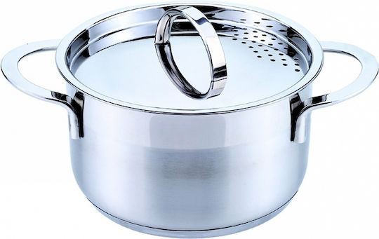 Maestro Oală Adâncă Din Oțel Inoxidabil 5lt 24cm