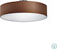 Trio Lighting Hotel Modern Fabric Ceiling Mount Light with Socket E27 in Brown color 50pcs