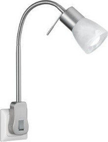 Trio Lighting Levisto Single Spot with Socket E14 in Silver Color
