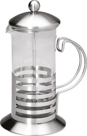 GTSA Inox French Press Coffee Maker Silver 600ml