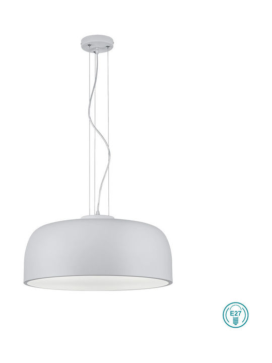 Trio Lighting Baron Lustră O singură lumină pentru Soclu E27 Alb