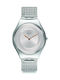 Swatch Skinsand Watch with Silver Metal Bracelet