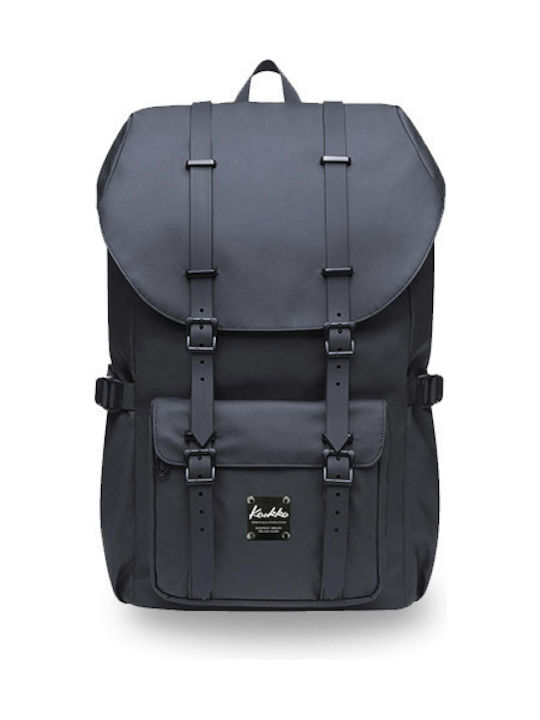 Kaukko Ivory Fabric Backpack Black 20.5lt