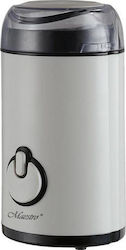 Maestro Râșniță electrică pentru cafea 150W cu capacitate de boabe 50gr Argintiu Maestro Râșniță electrică pentru cafea 150W cu capacitate de boabe 50gr Argintiu