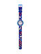 FlikFlak Kids Analog Watch Deep Trip with Fabric Strap Blue