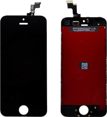 Οθόνη Grade A mit Touchscreen für iPhone 5s (Schwarz)