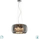 Trio Lighting Vapore Chandelier 5xG9 Black 40cm 311210506