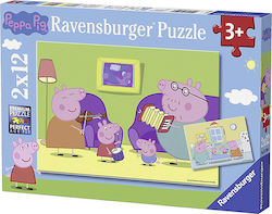 Παιδικό Puzzle Peppa Pig at Home 24pcs για 3+ Ετών Ravensburger