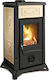 La Nordica Gemma Keramik Holzofen 6kW Beige