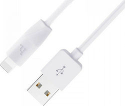 Hoco Regular USB to Lightning Cable Λευκό 3m (X1)