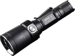 Fitorch Rechargeable Flashlight LED UV Waterproof IPX8 with Maximum Brightness 1200lm MR35 2xCR123A 13.03.0059