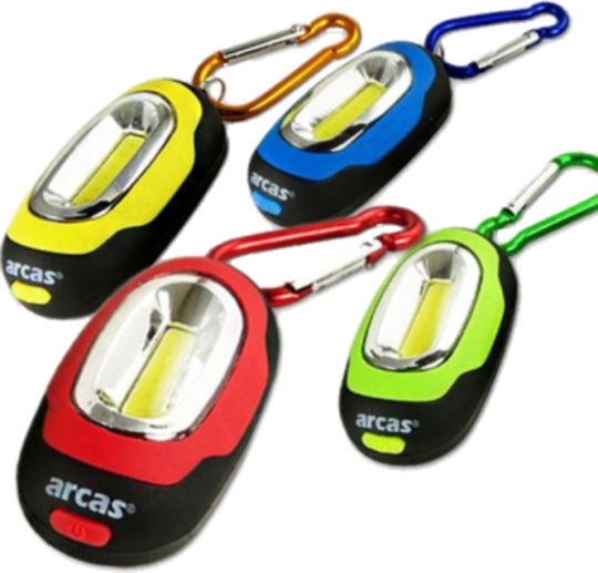 Arcas Keychain Flashlight LED with Maximum Brightness 60lm Blue