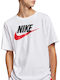 Icon Futura Sportliches T-Shirt Weiß
