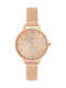 Olivia Burton Celestial Watch with Pink Gold Metal Bracelet