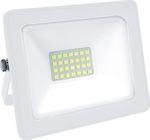 Aca Wasserdicht LED Flutlicht 20W Warmes Weiß 3000K IP66